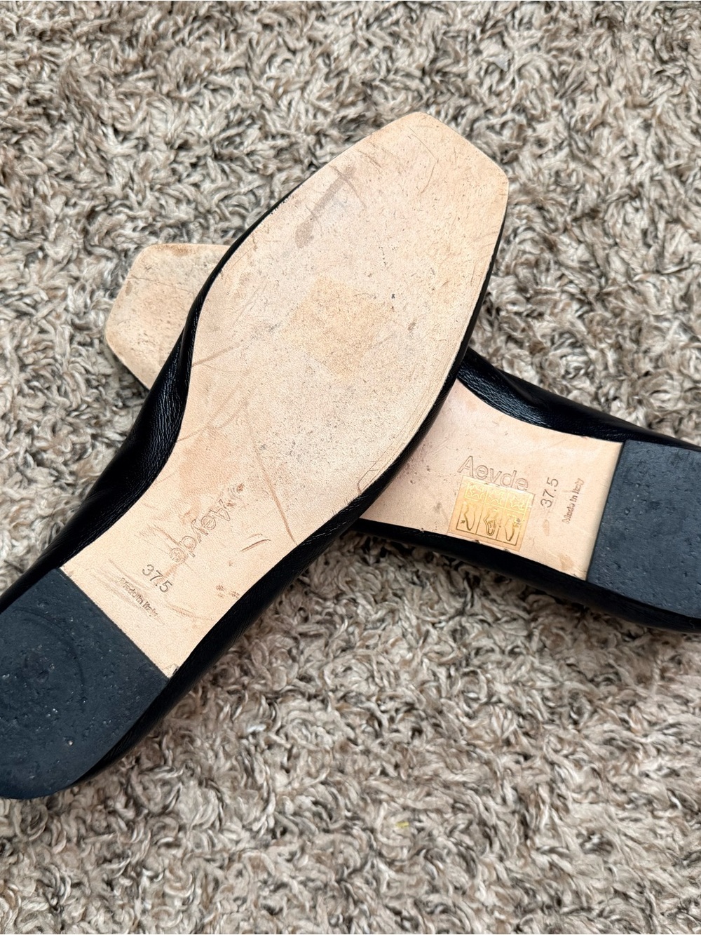 Aeyde Matti Square-Toe Flats - 37.5 - Picture 5 of 5